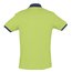 Рубашка поло Prince 190, зеленое яблоко с темно-синим - купить в 4kraski.ru