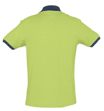 Рубашка поло Prince 190, зеленое яблоко с темно-синим, арт. 6085.94