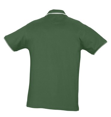 Рубашка поло мужская PRACTICE 270, зеленый/белый , арт. 2502.90 - купить в 4kraski.ru