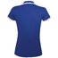 Рубашка поло женская PASADENA WOMEN 200, ярко-синяя с белым - купить в 4kraski.ru
