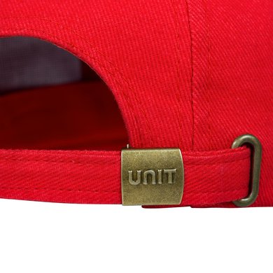 Бейсболка UNIT SMART, черная с красным, арт. 4758.35