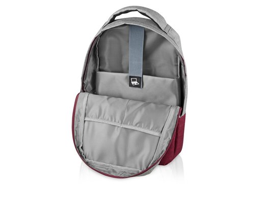Рюкзак «Fiji» с отделением для ноутбука, серый/красный, арт. 934411 - 2514.2 руб. в 4kraski.ru