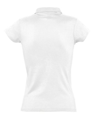 Рубашка поло женская Prescott Women 170, белая , арт. 6087.60 - купить в 4kraski.ru