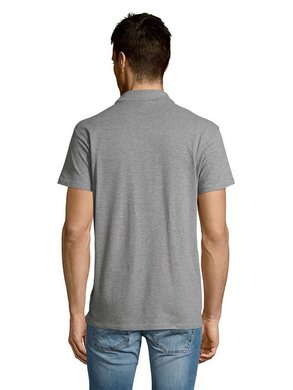 Рубашка поло мужская Summer 170, серый меланж, арт. 1379.11
