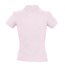 Рубашка поло женская PEOPLE 210, нежно-розовая - купить в 4kraski.ru