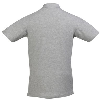Рубашка поло мужская SPRING 210, серый меланж, арт. 1898.11