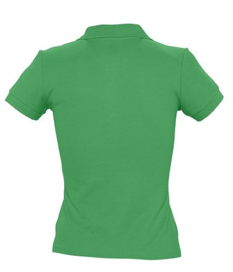 Рубашка поло женская PEOPLE 210, ярко-зеленая- купить в 4kraski.ru
