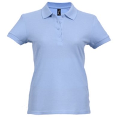 Рубашка поло женская PASSION 170, голубая, арт. 4798.14