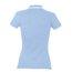 Рубашка поло женская Practice Women 270, голубая с белым - купить в 4kraski.ru