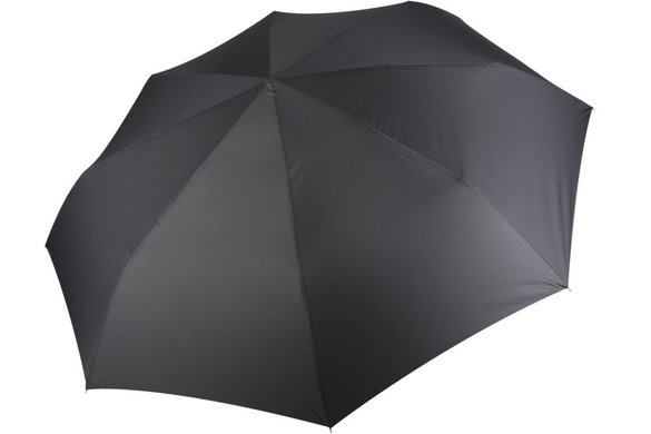 Зонт складной Unit Fiber, черный- купить в 4kraski.ru