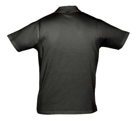 Рубашка поло мужская Prescott Men 170, черная , арт. 6086.30 - купить в 4kraski.ru