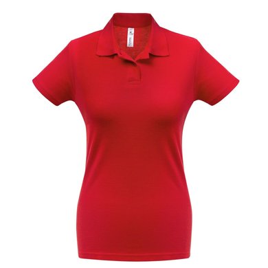 Рубашка поло женская ID.001 красная, арт. PWI11004
