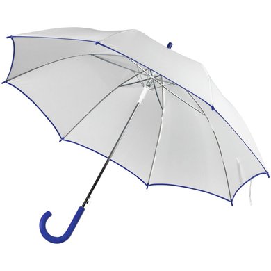 Зонт-трость Unit White, белый с синим, арт. 5788.64