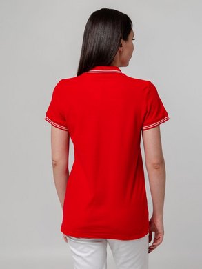 Рубашка поло женская Virma Stripes Lady, красная, арт. 11139.50