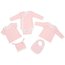 Нагрудник детский Baby Prime, розовый с молочно-белым - купить в 4kraski.ru