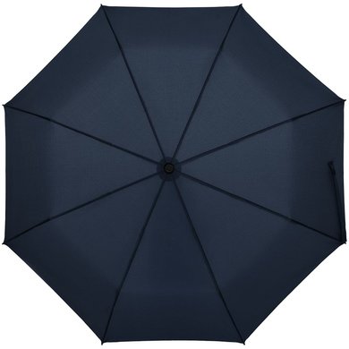 Зонт складной Clevis с ручкой-карабином, темно-синий, арт. 10992.40