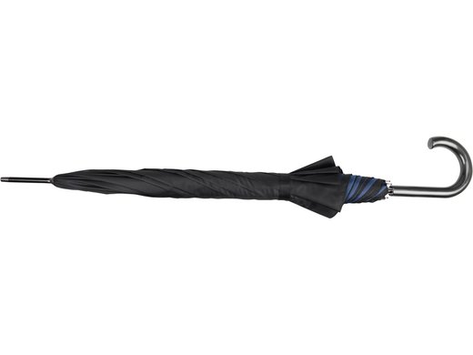 Зонт-трость "Гламур", синий с черным, арт. 907172