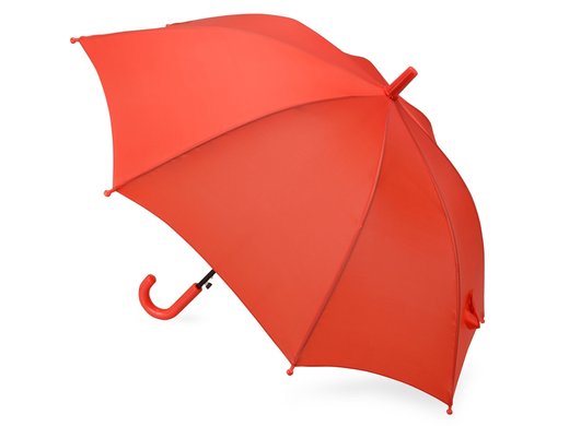 Зонт-трость Edison, полуавтомат, детский, красный , арт. 979051 - купить в 4kraski.ru