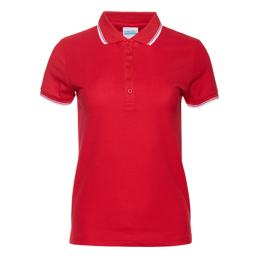 Рубашка поло женская StanTrophyWomen 185 (04BK), красная