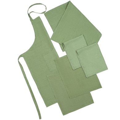 Набор полотенец Fine Line, зеленый, арт. 10788.90