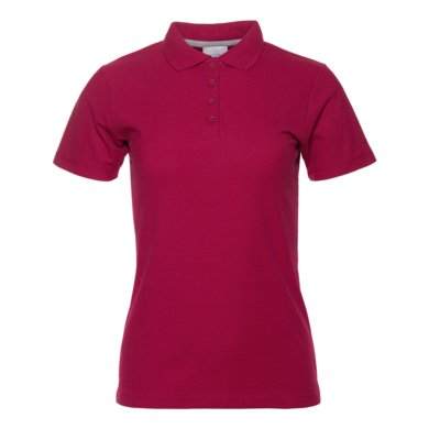 Рубашка поло женская Рубашка женская 104W 185, бордовая, арт. 104W