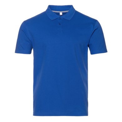 Рубашка поло мужская Рубашка унисекс 185 (04U), синяя
