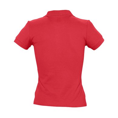 Рубашка поло женская PEOPLE 210, Красный , арт. 711310 - купить в 4kraski.ru