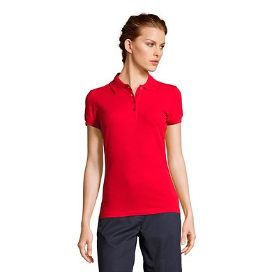 Рубашка поло женская PEOPLE 210, Красный, арт. 711310