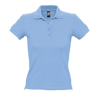 Рубашка поло женская PEOPLE 210, Голубой, арт. 711310