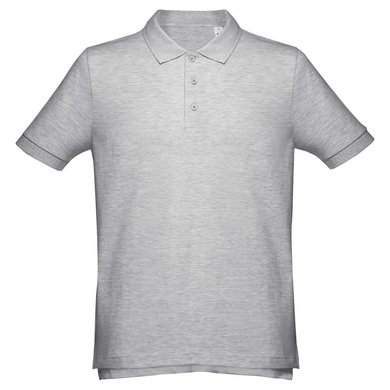 Рубашка поло мужская Adam, серый меланж, арт. 16274.11